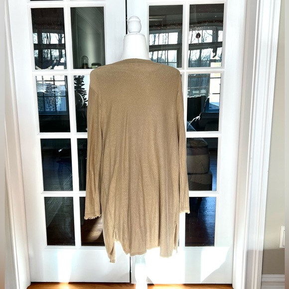 NWOT J Jill Matching Sweater Set with Fringe Trim Sz L (tall) - Picture 2 of 4